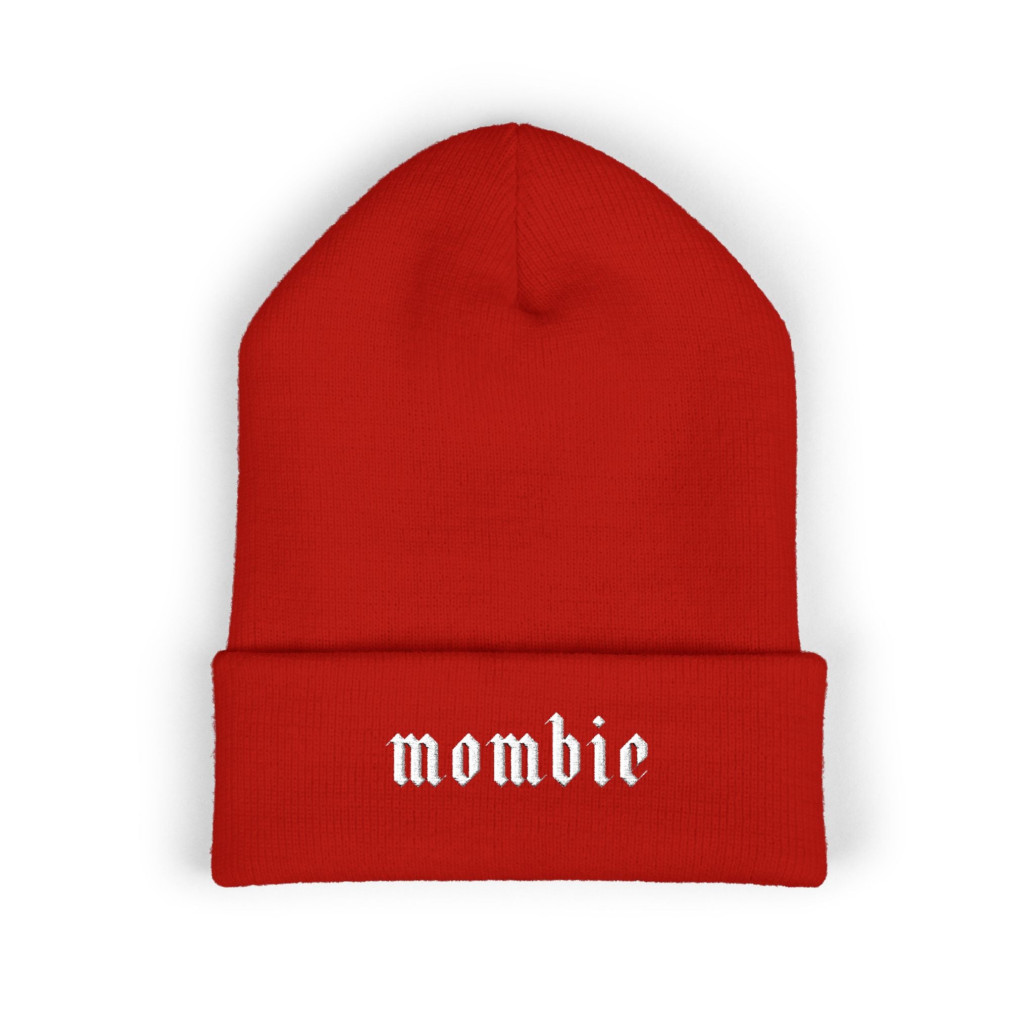 Mombie Cuffed Beanie (Embroidery)