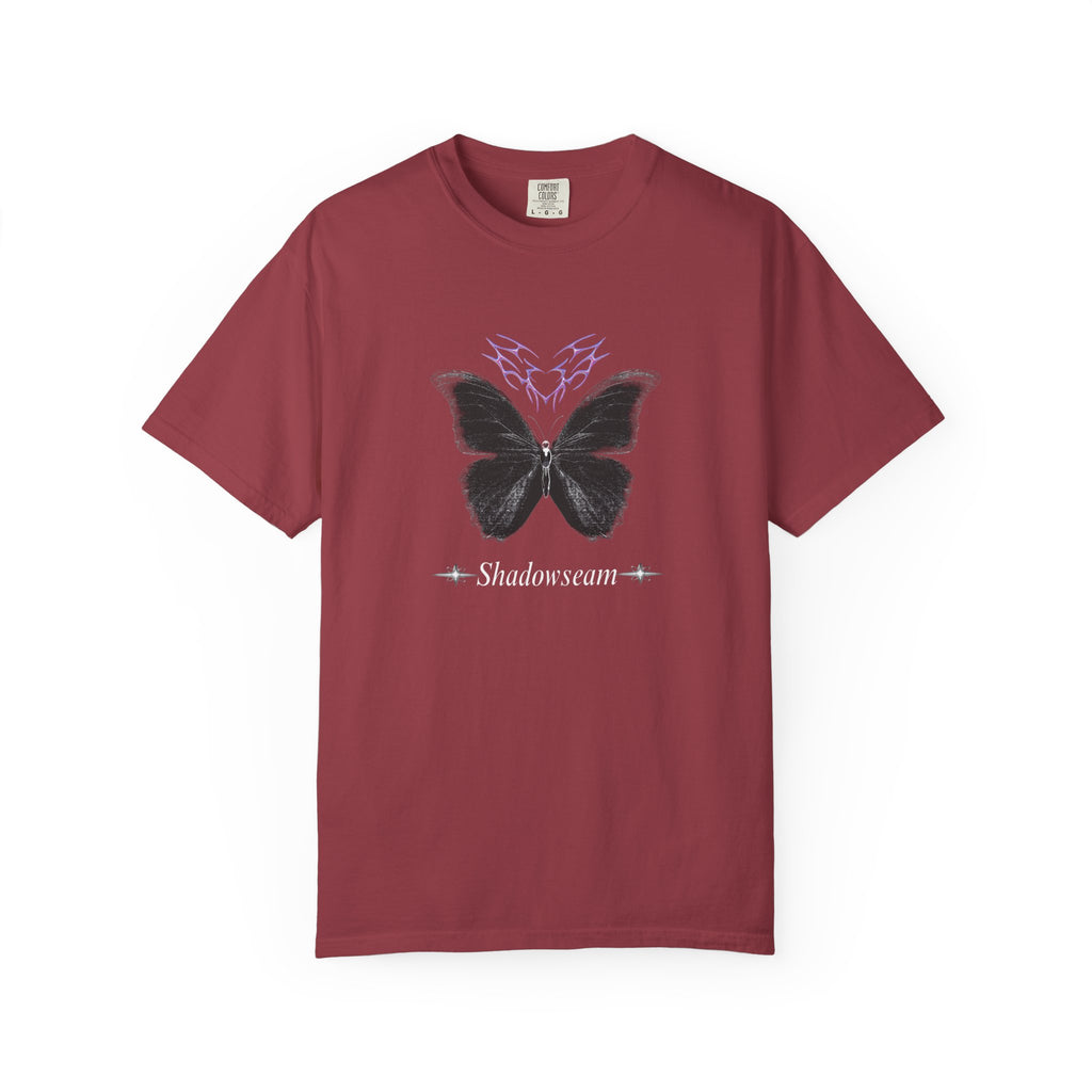 Unisex Garment-Dyed Butterfly Shadowseam T-shirt