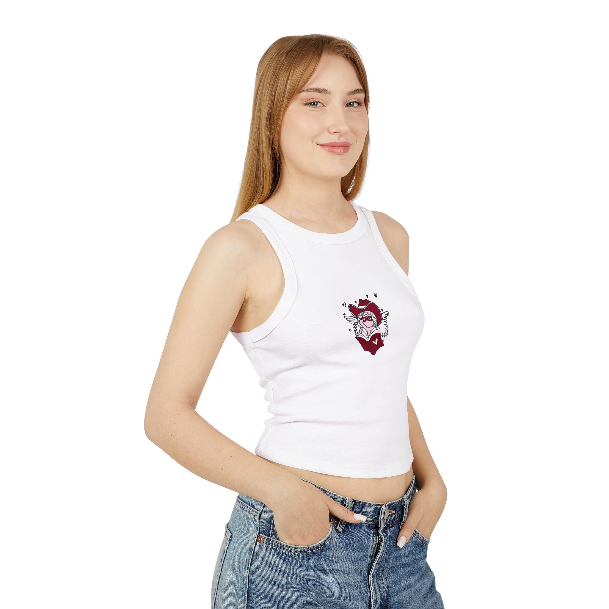 Cowboy Cupid Women's Micro Rib Tank Top