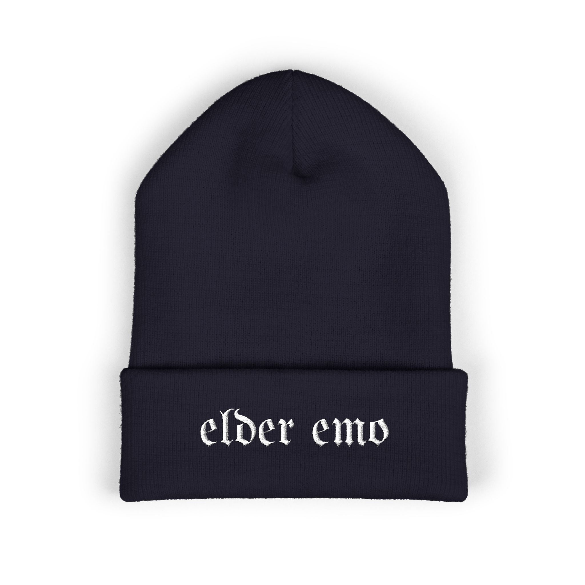 Elder Emo Classic Cuffed Beanie (Embroidery)