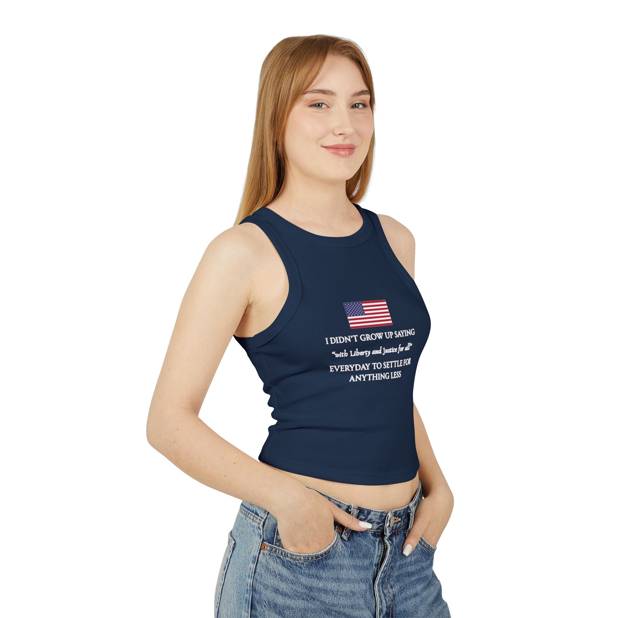 Liberty&Justicd Micro Rib Tank Top