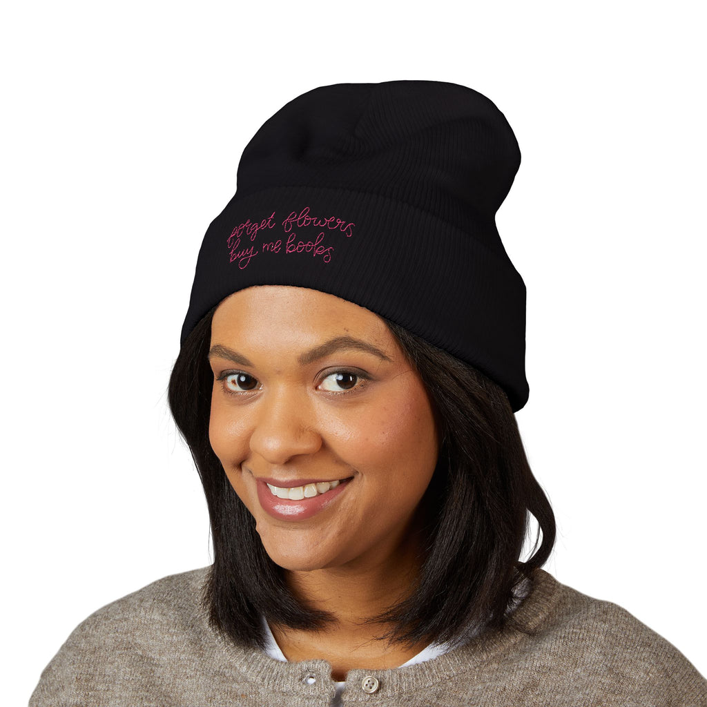 Buy Me Books Classic Cuffed Beanie (Embroidery)