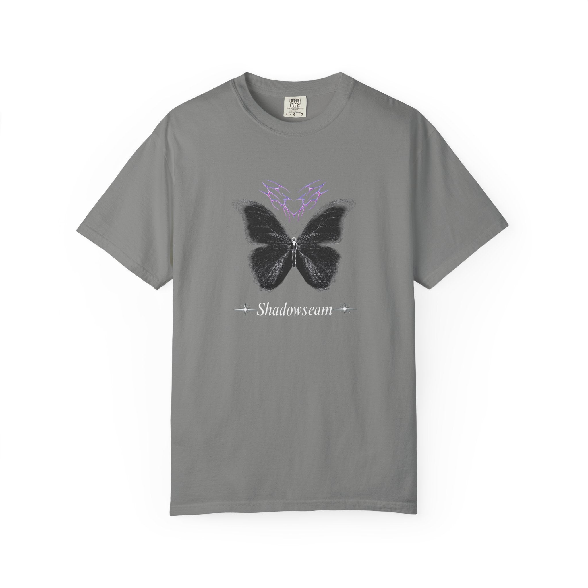 Unisex Garment-Dyed Butterfly Shadowseam T-shirt