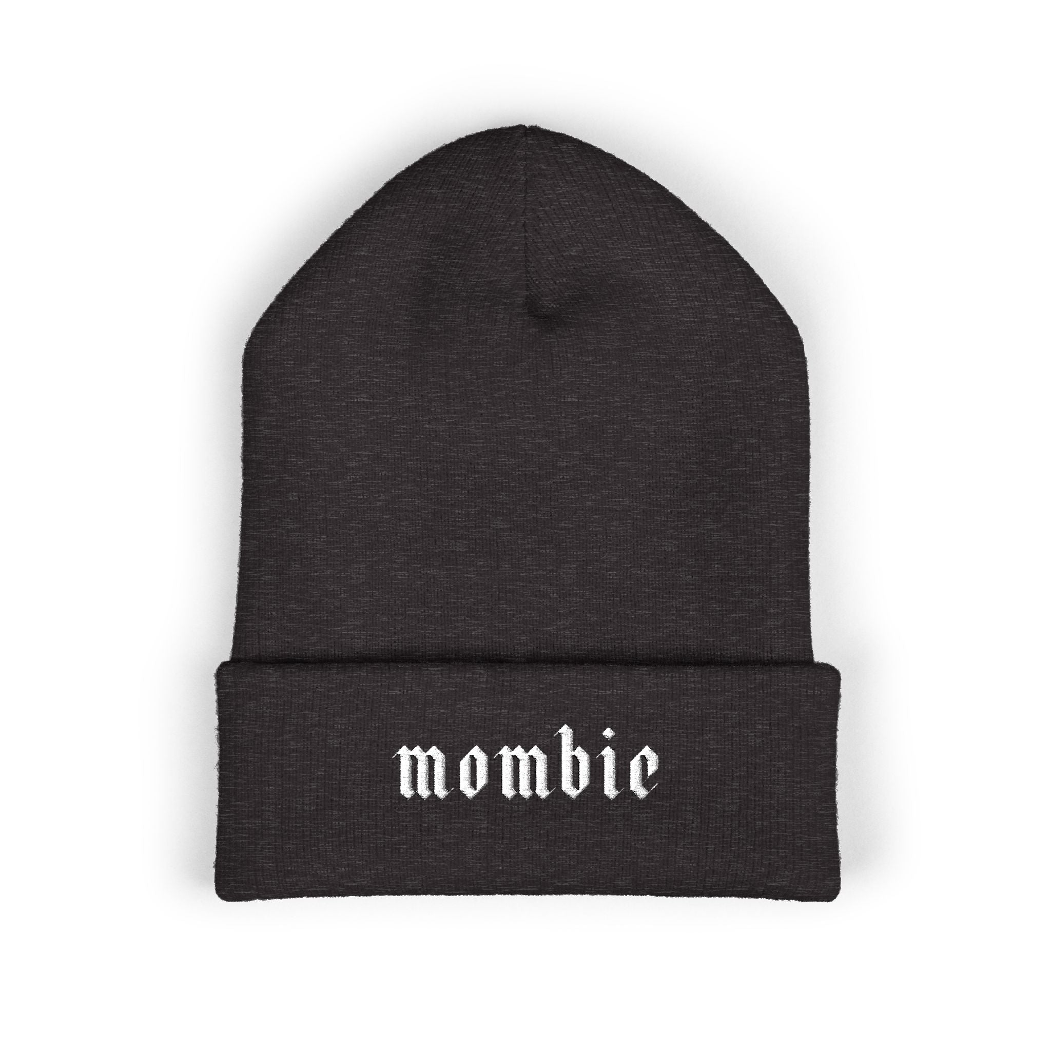 Mombie Cuffed Beanie (Embroidery)