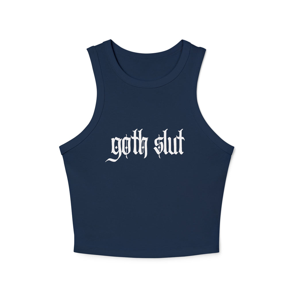 Goth Slut Rib Racer Tank Top