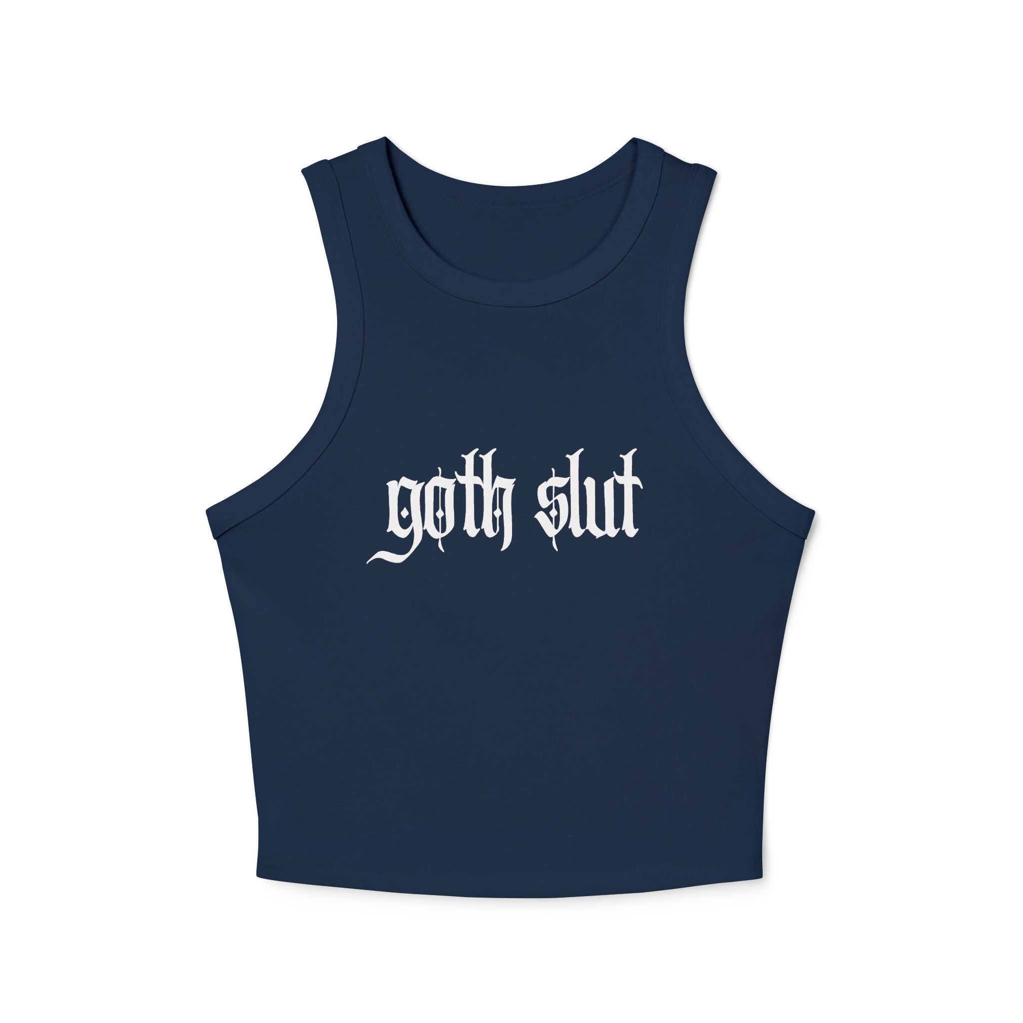 Goth Slut Rib Racer Tank Top