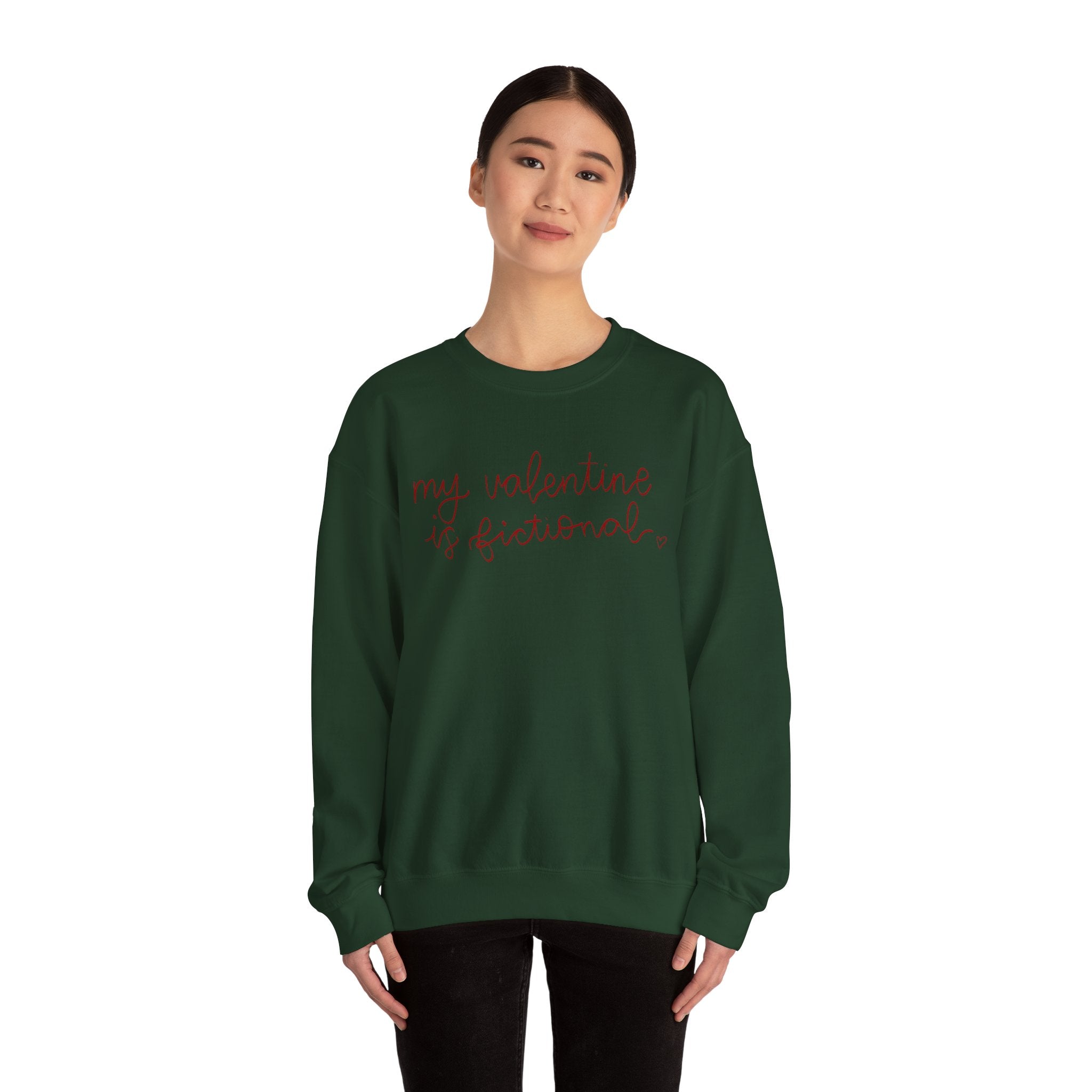 Fictional Vday Unisex Crewneck Sweatshirt