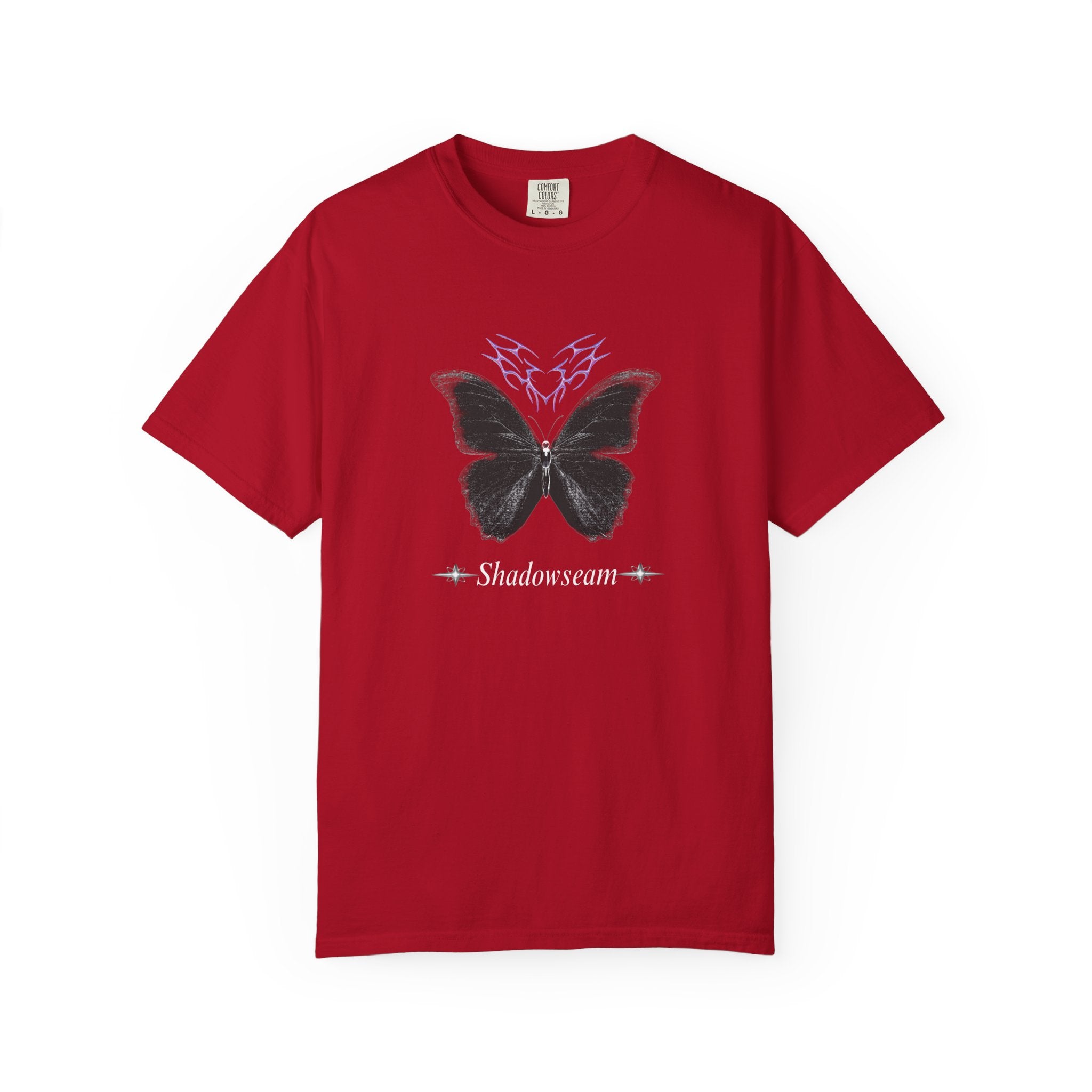 Unisex Garment-Dyed Butterfly Shadowseam T-shirt