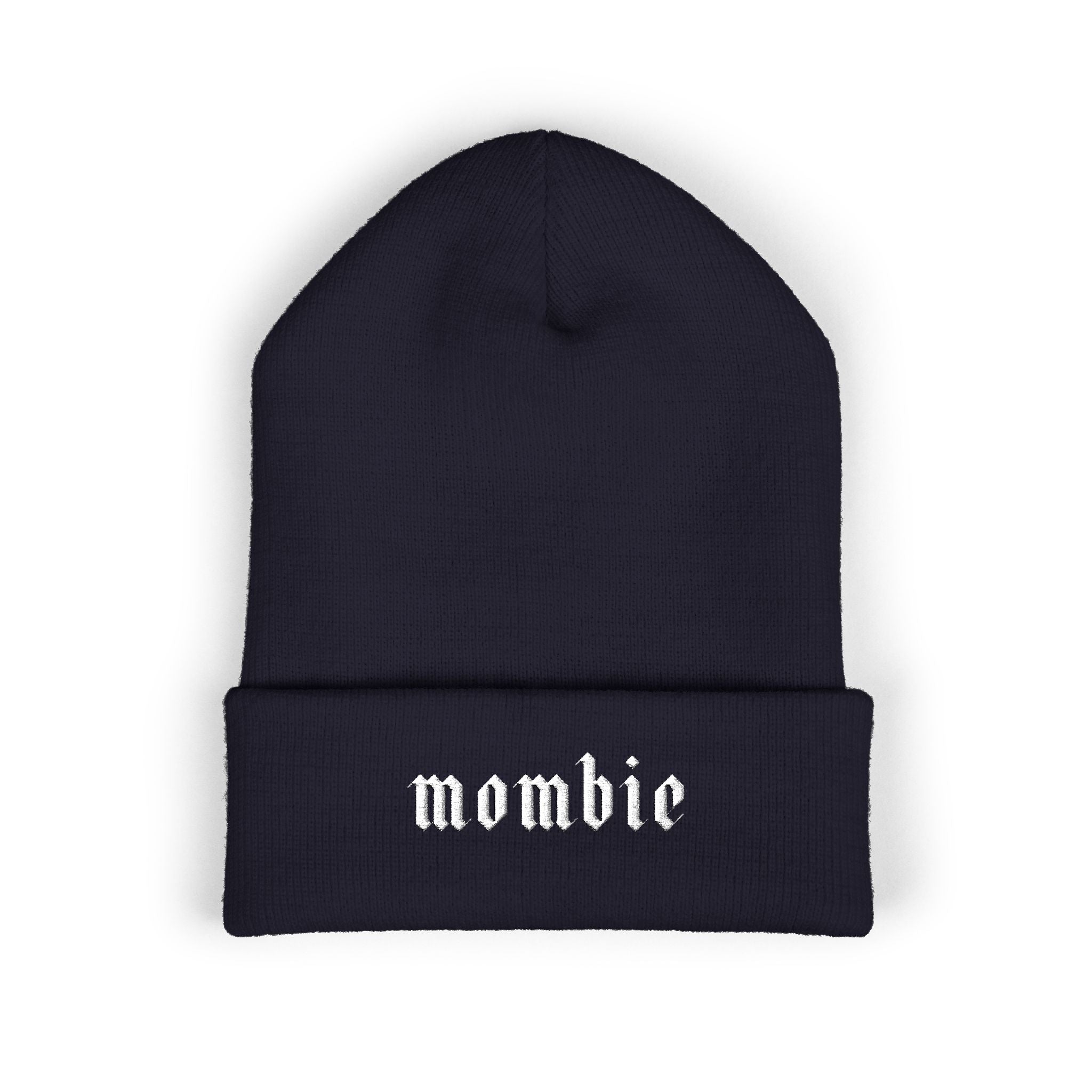 Mombie Cuffed Beanie (Embroidery)