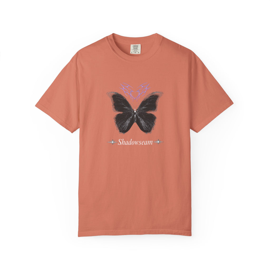 Unisex Garment-Dyed Butterfly Shadowseam T-shirt