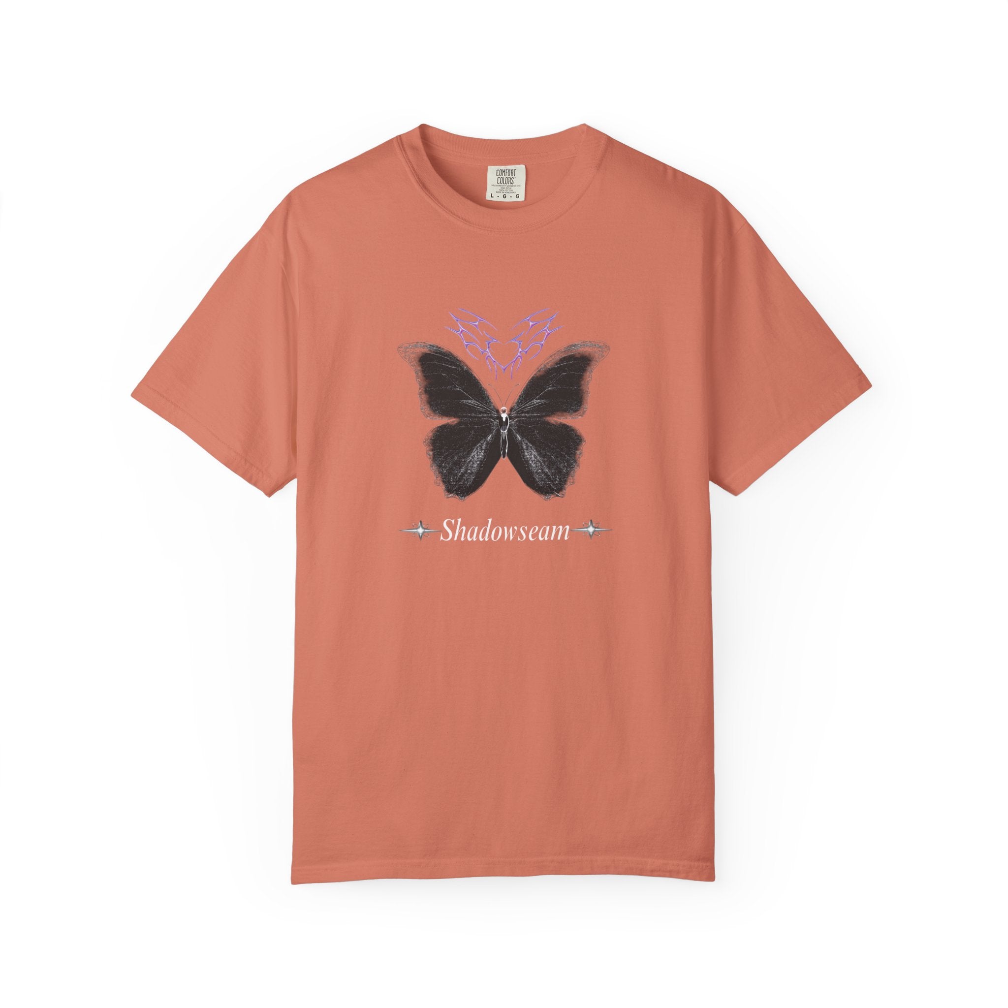 Unisex Garment-Dyed Butterfly Shadowseam T-shirt