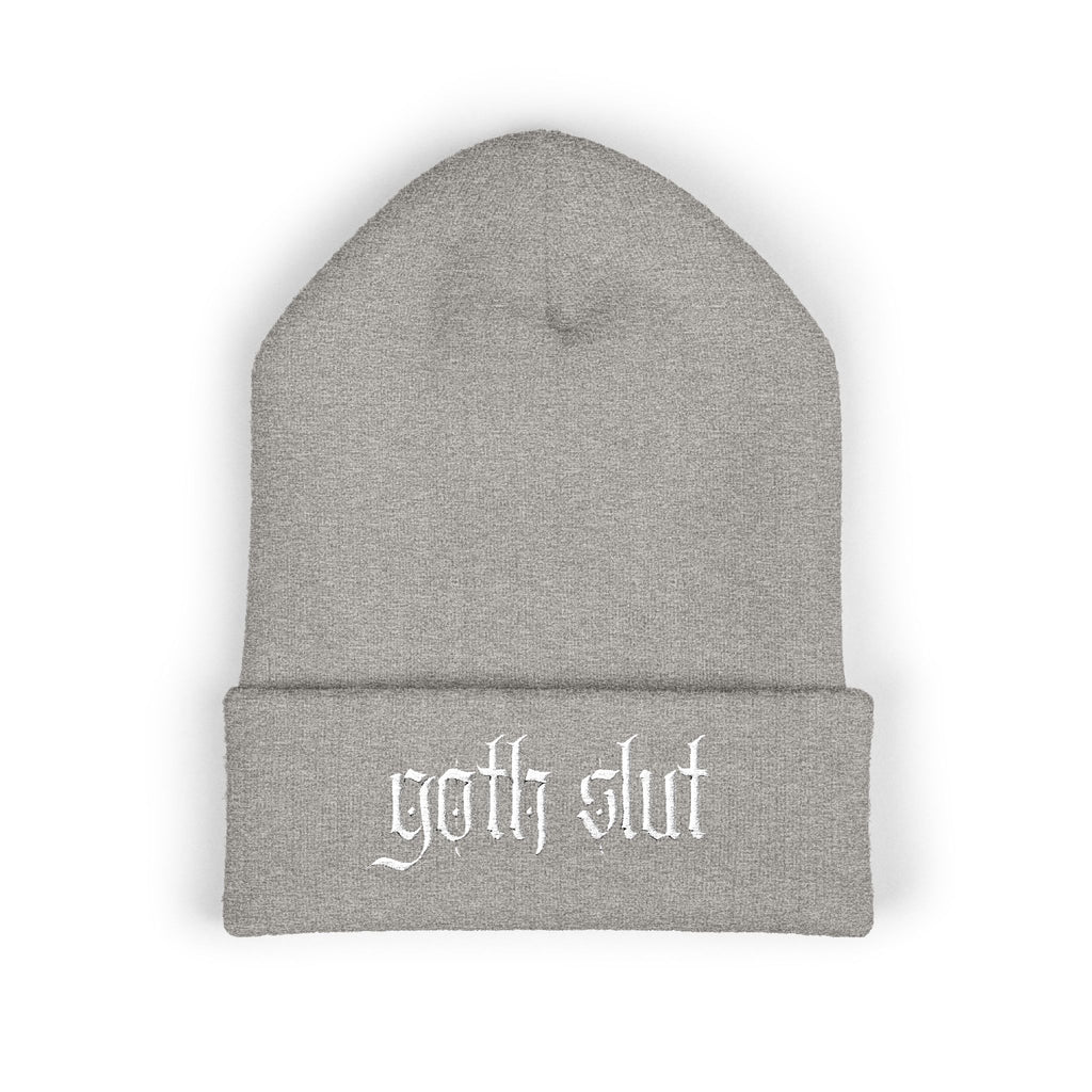 Goth Slut Cuffed Beanie (Embroidery)