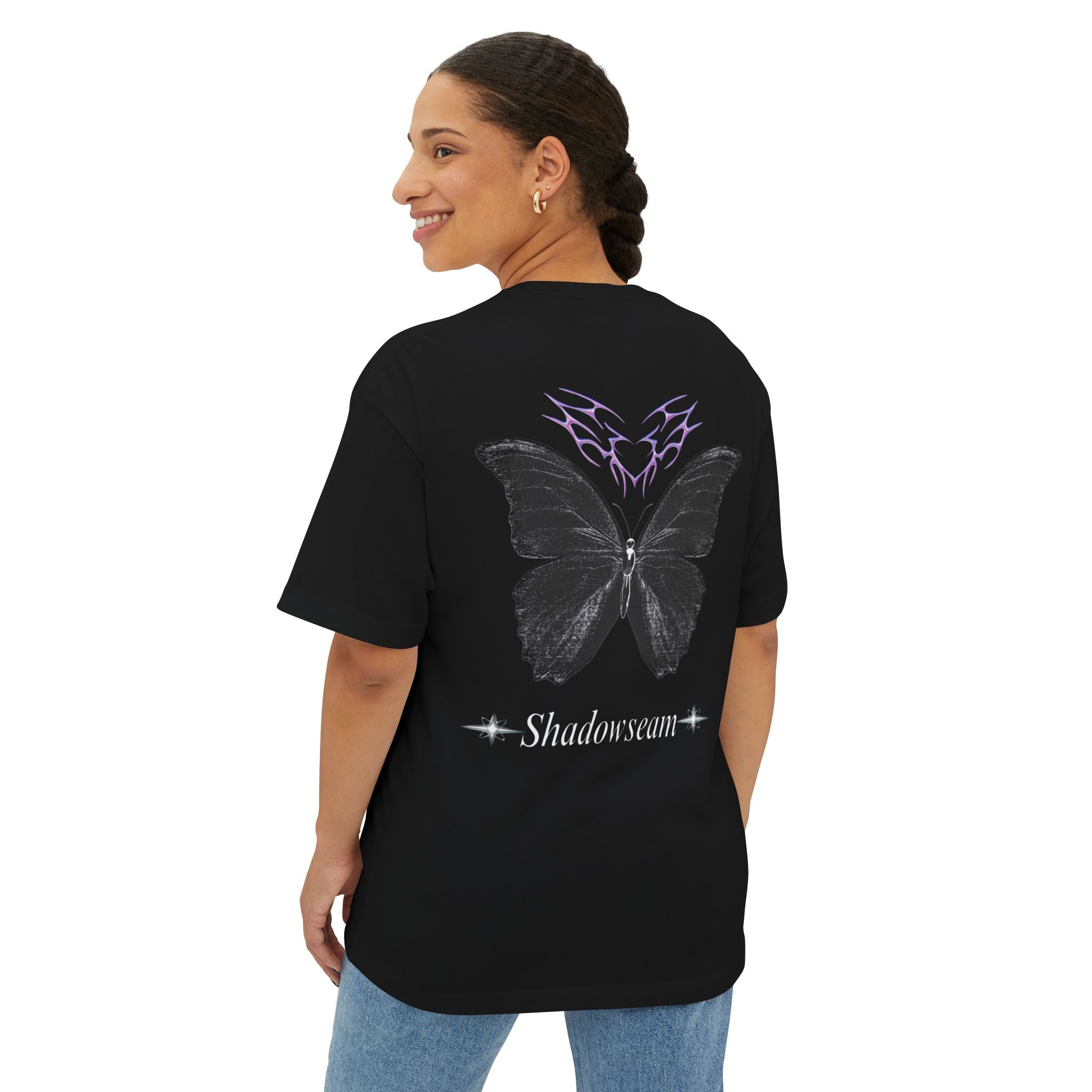 Butterfly Unisex Oversized Boxy Tee