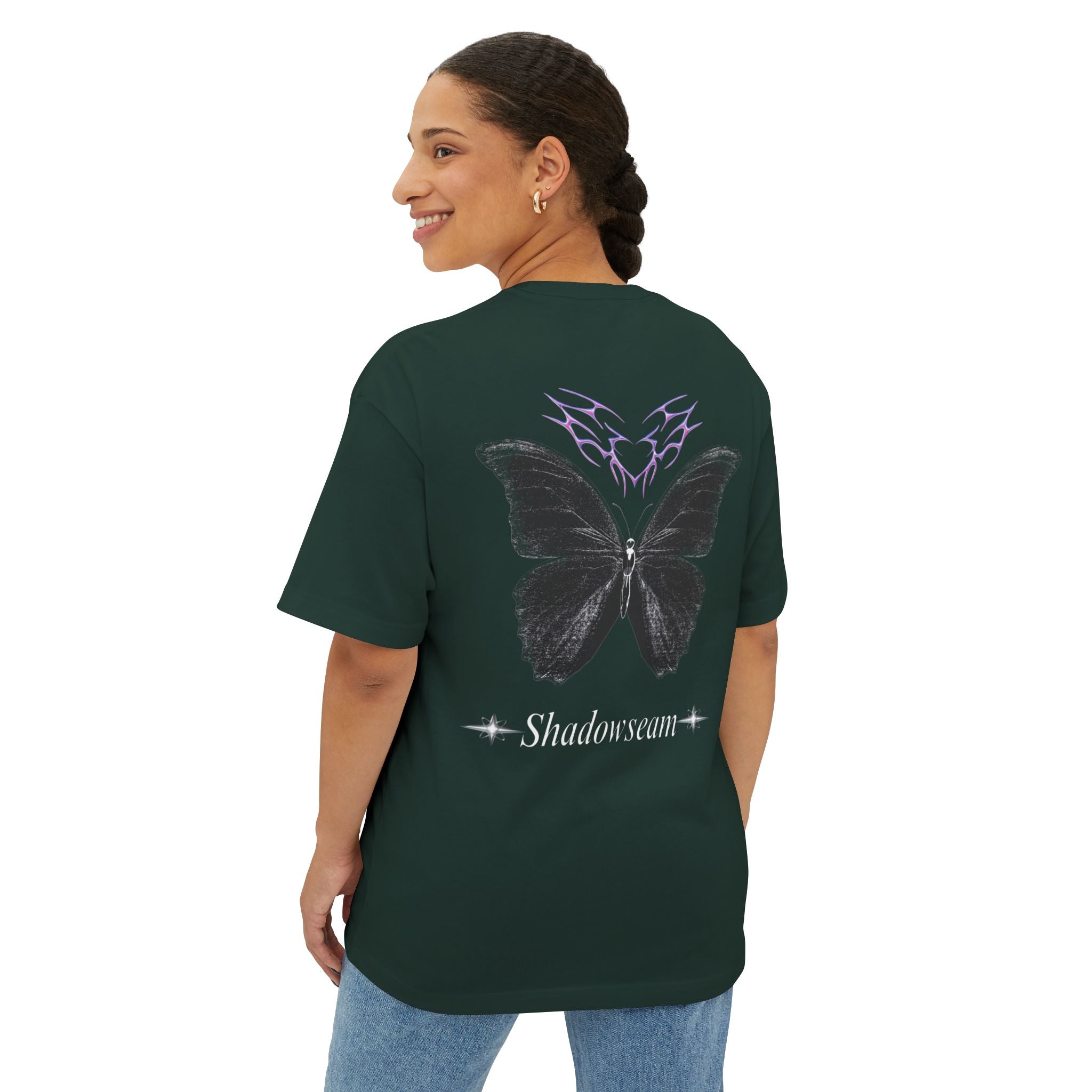 Butterfly Unisex Oversized Boxy Tee