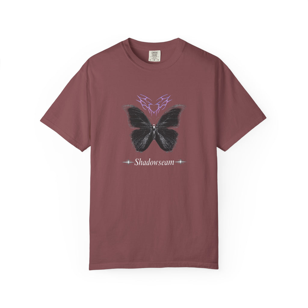 Unisex Garment-Dyed Butterfly Shadowseam T-shirt