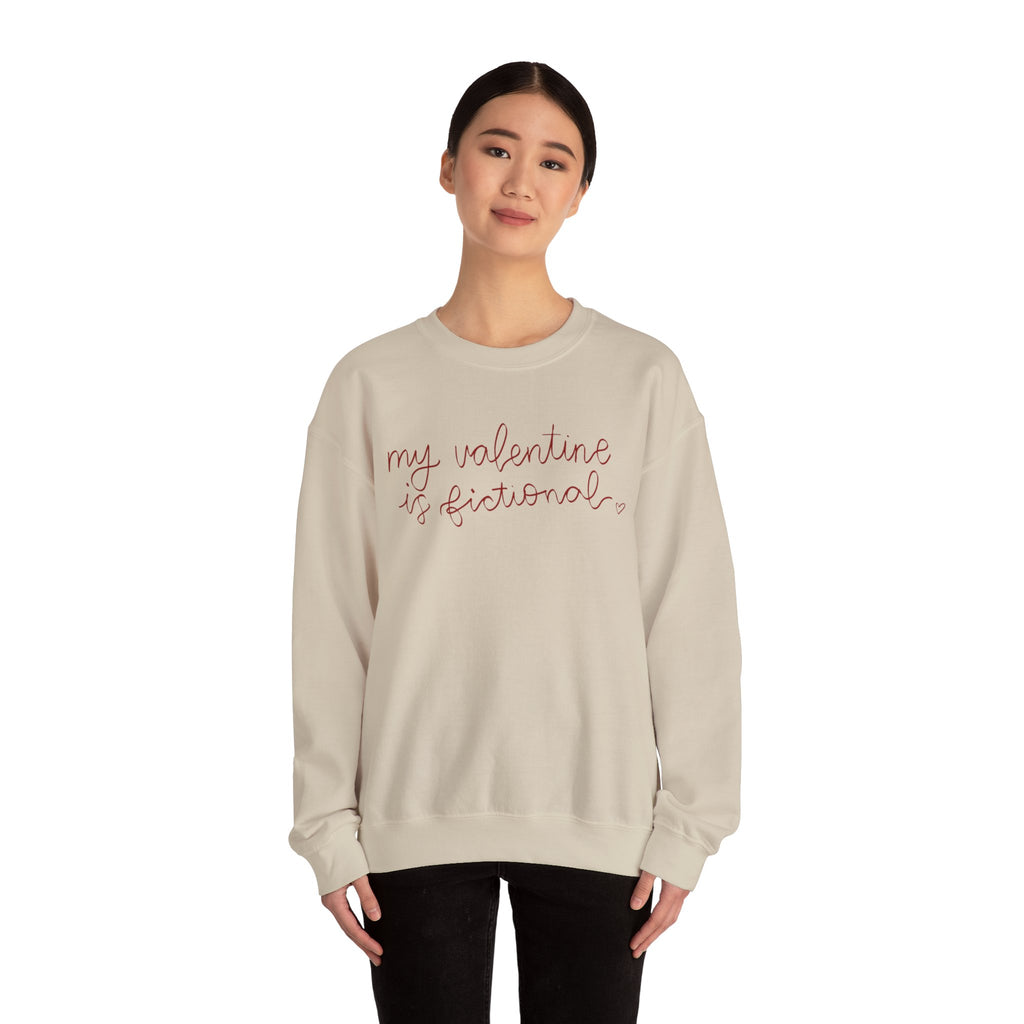 Fictional Vday Unisex Crewneck Sweatshirt