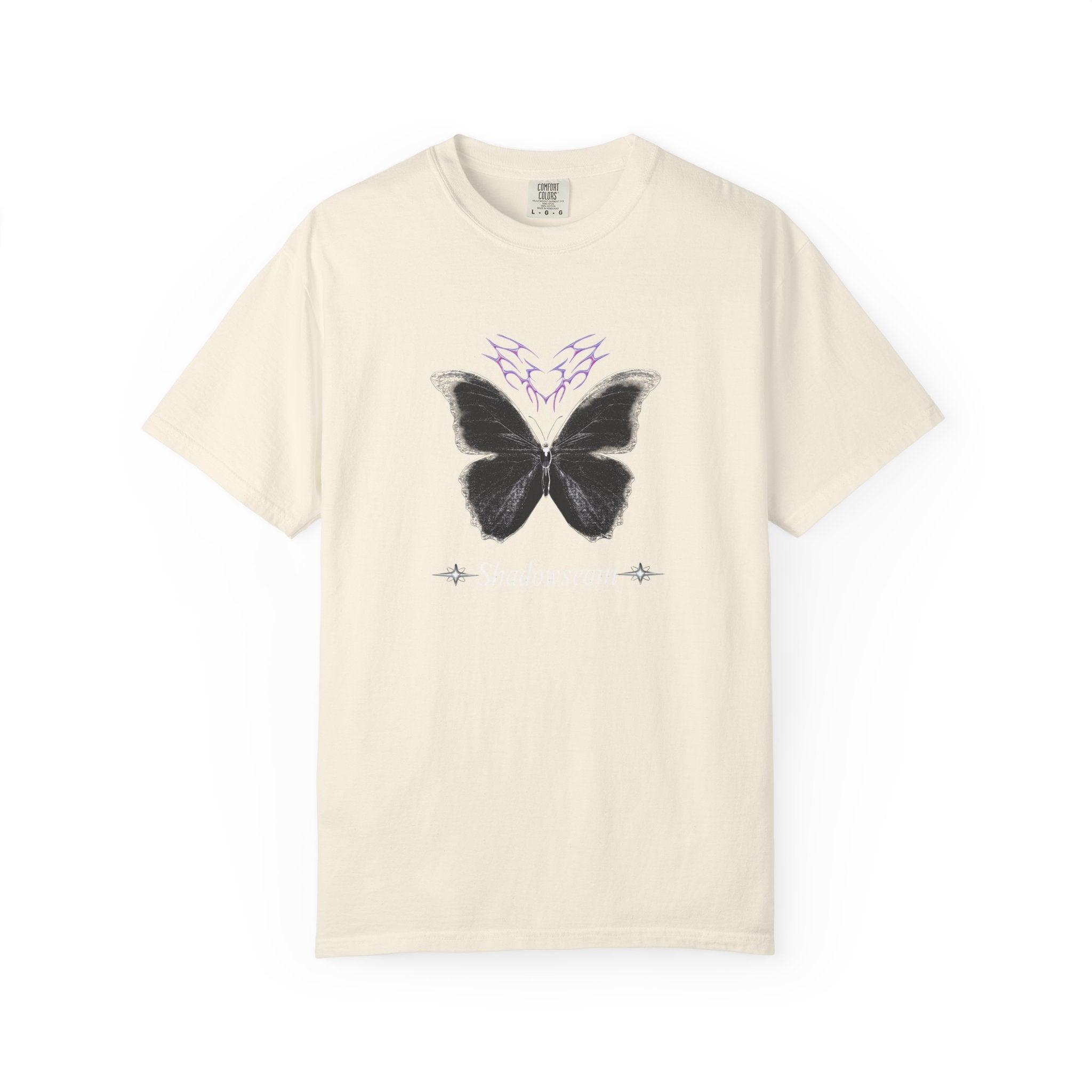 Unisex Garment-Dyed Butterfly Shadowseam T-shirt