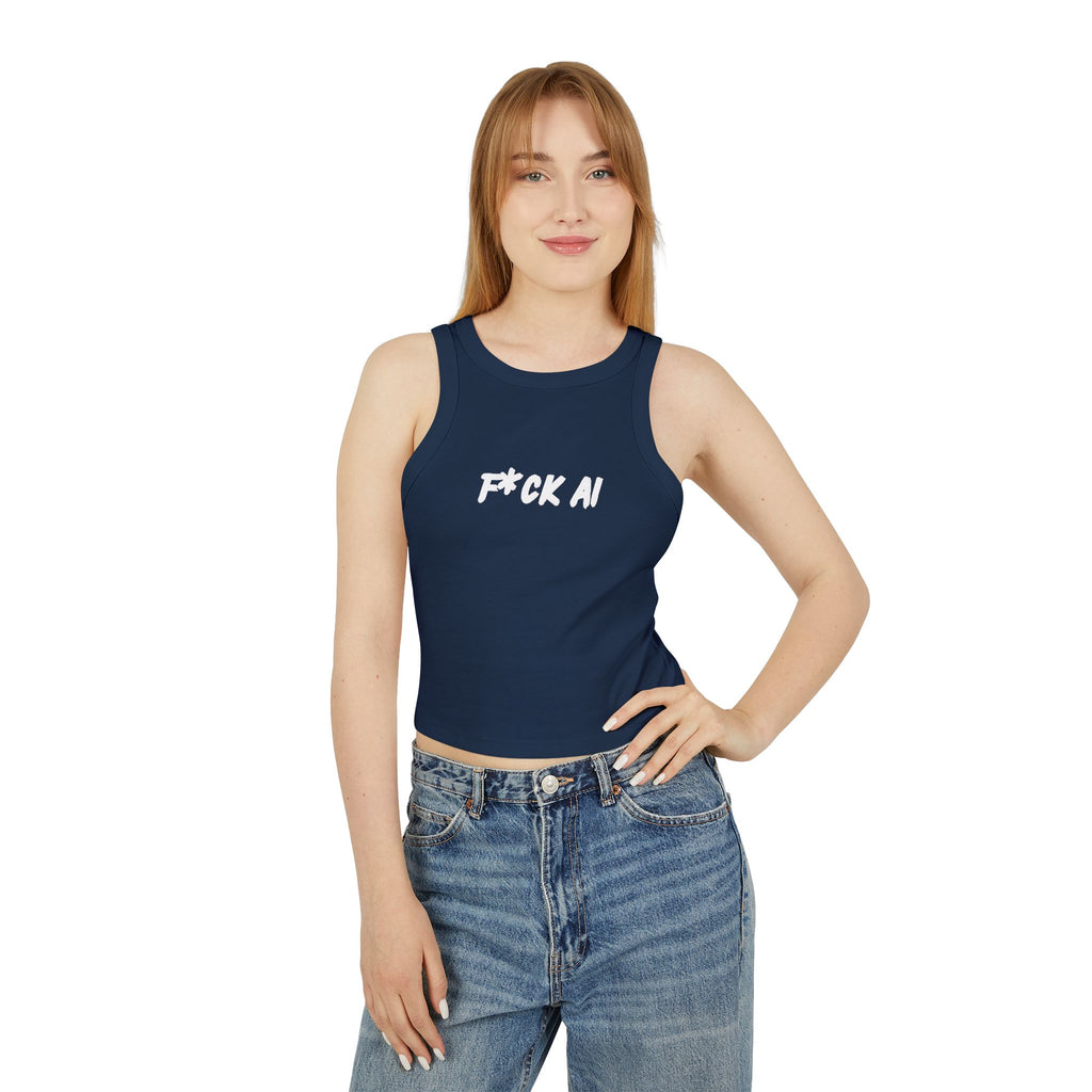 F*ck AI Racer Tank Top