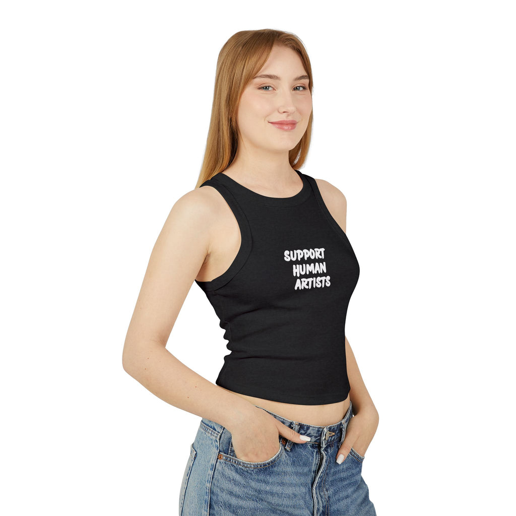 Human Artists Racer Tank Top