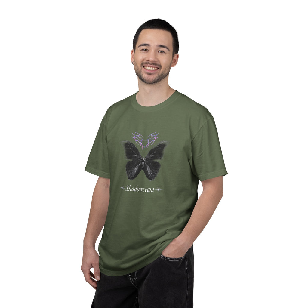 Unisex Garment-Dyed Butterfly Shadowseam T-shirt